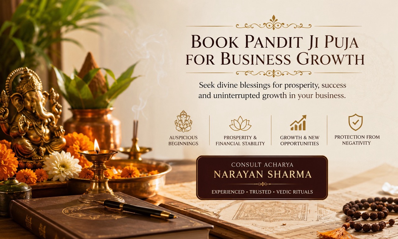 Best Pandit in Delhi for Puja for Business Growth