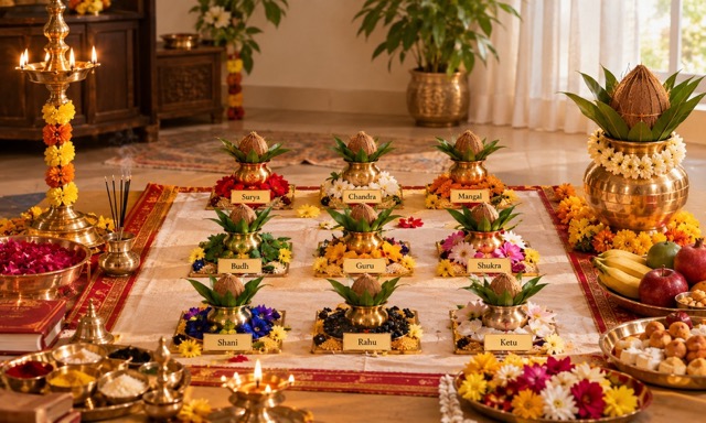 Navagraha Puja on Birthday: Significance, Benefits, Puja Vidhi & Online Booking